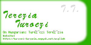 terezia turoczi business card